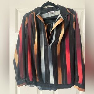 Women's Multicolor Striped Blouse